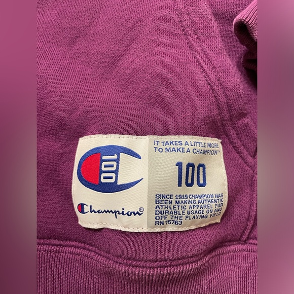 NWOT Champion 100th Anniversary Athletic Hoodie - Picture 3 of 5